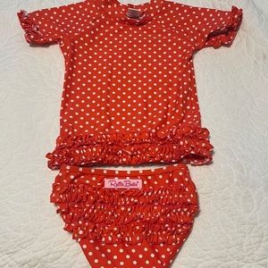 Ruffle Butts 4T 2 piece swimsuit